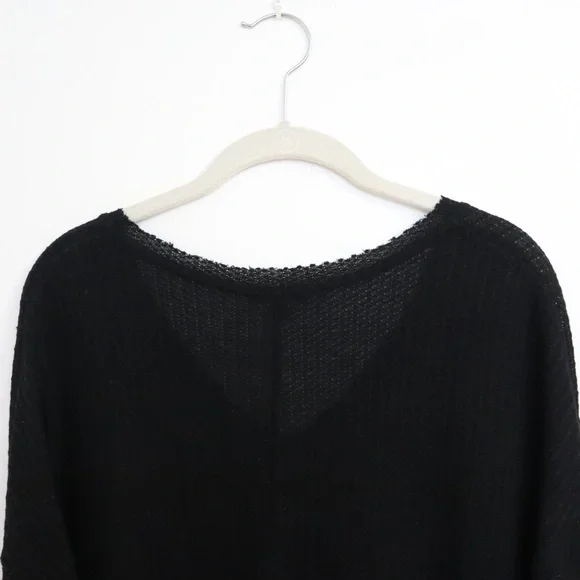 Fashion Nova Waffle V-Neck Lounge Top - Picture 4 of 8